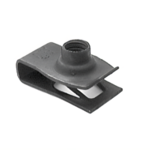 6-1.00mm P.R. .80mm - 4.00mm Black Short Extruded "U" Nut